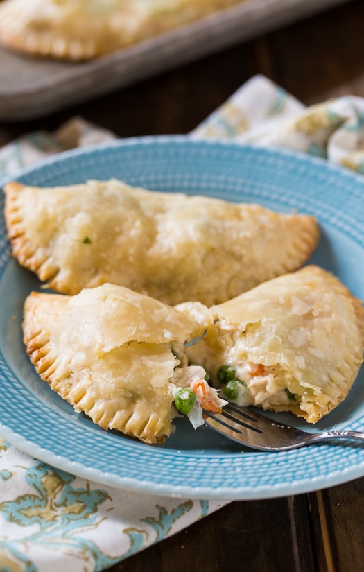 Chicken Pot Pie Turnovers - Spicy Southern Kitchen