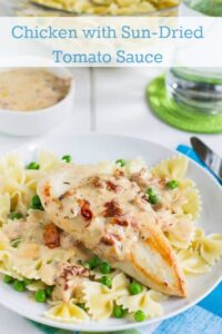 Chicken with Sun-dried Tomato Sauce