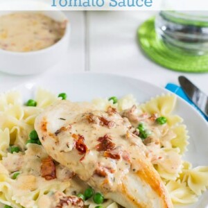 Chicken with Sun-dried Tomato Sauce