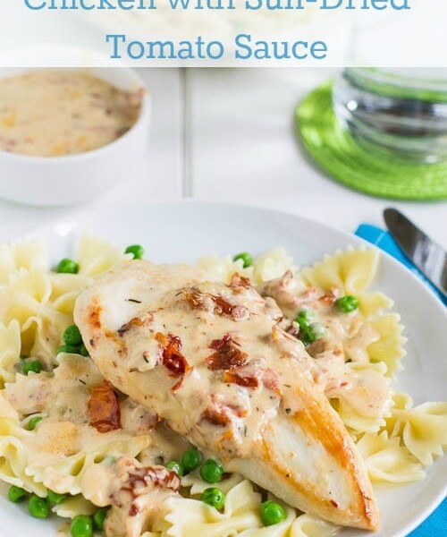 Chicken with Sun-dried Tomato Sauce