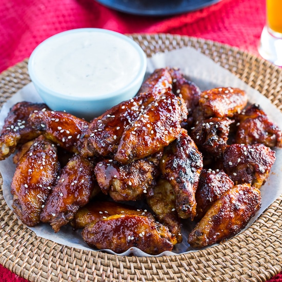 Crock Pot Sweet and Spicy Sticky Wings