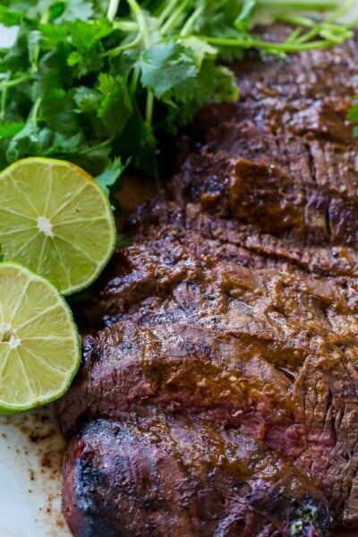 Chipotle Lime Grilled Flank Steak - Spicy Southern Kitchen