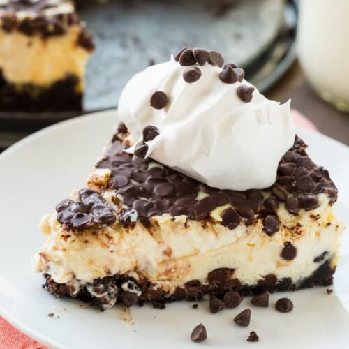 Chocolate Chip Cheesecake - Spicy Southern Kitchen