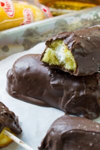 Chocolate Covered Bourbon Soaked Twinkies