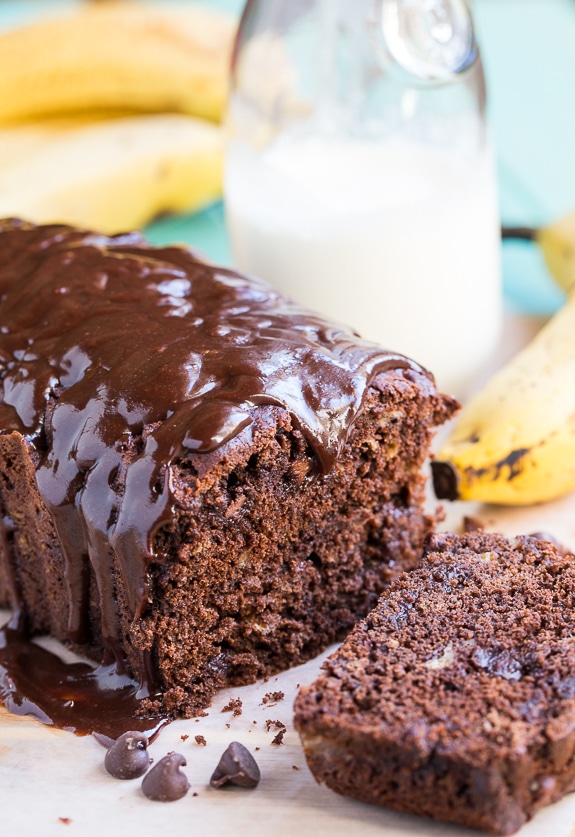 Triple Chocolate Banana Bread