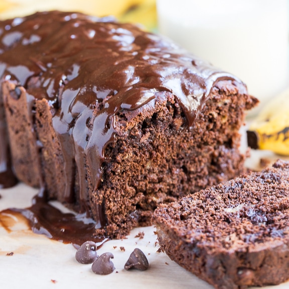 Triple Chocolate Banana Bread