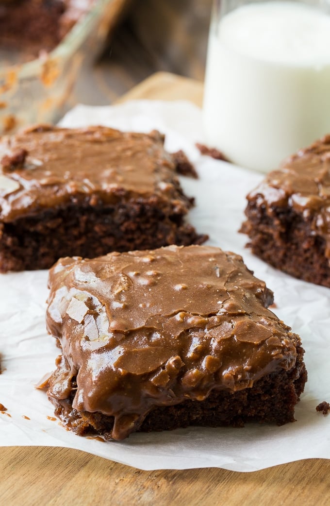 Chocolate Buttermilk Cake With Frosting Spicy Southern Kitchen