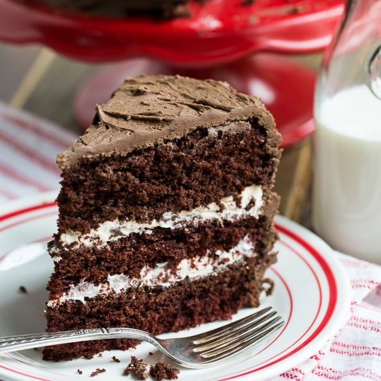 Chocolate Cake with Cream Filling - Spicy Southern Kitchen