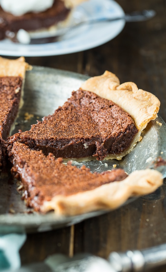 Chocolate Chess Pie - Spicy Southern Kitchen