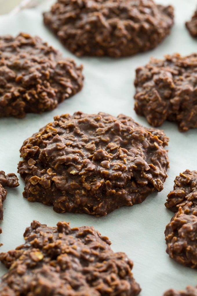 No-Bake Chocolate Oatmeal Cookies