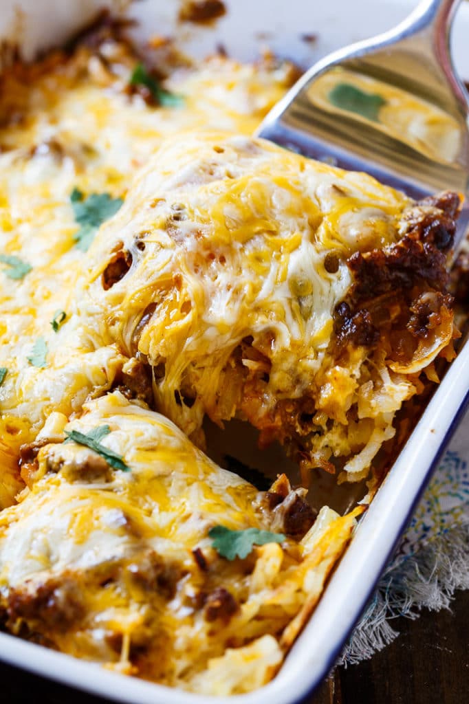 Chorizo Hash Brown Casserole - Spicy Southern Kitchen