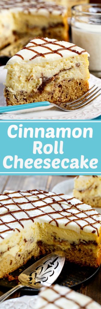 Cinnamon Roll Cheesecake - Spicy Southern Kitchen