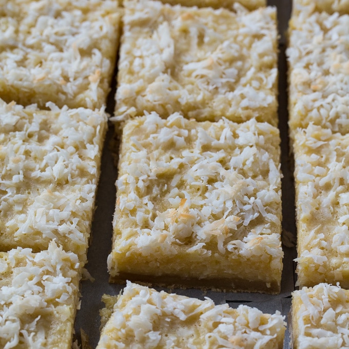 Buttery Coconut Bars