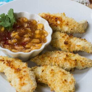 Coconut Macadamia Chicken Fingers