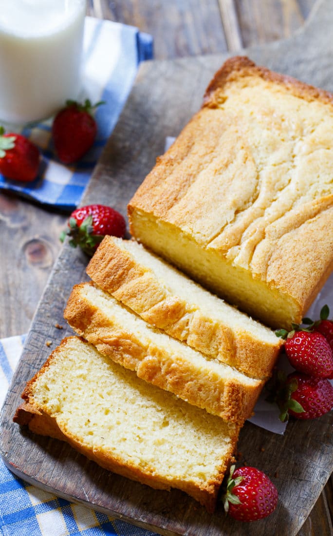 Sweetened Condensed Milk Pound Cake is wonderfully moist and tender.