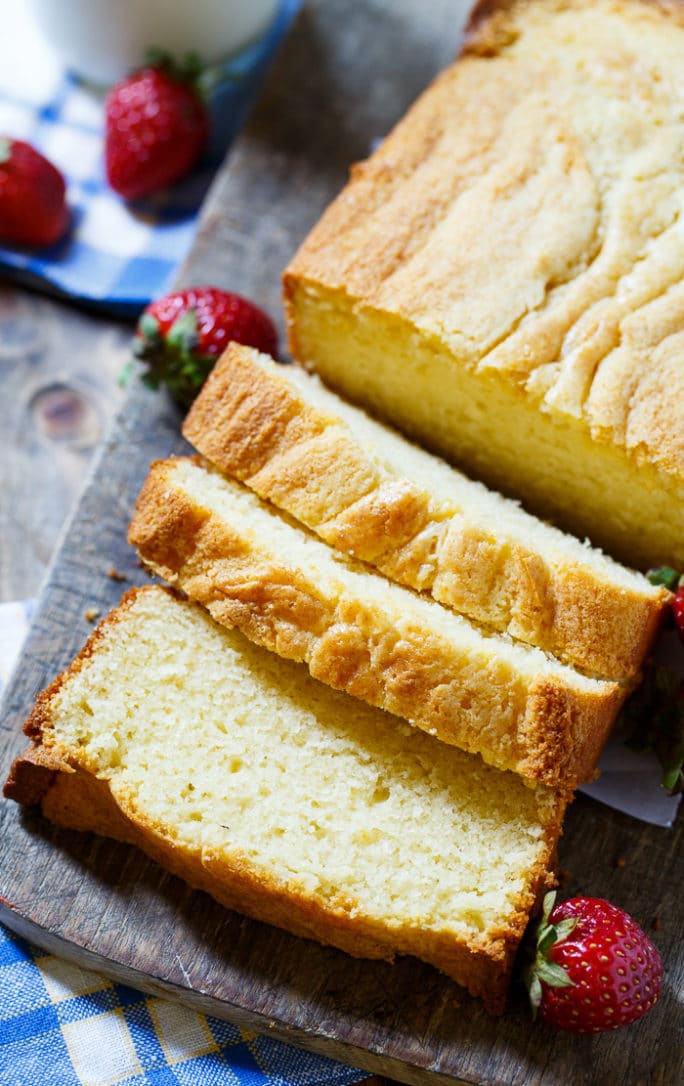 Condensed Milk Pound Cake Y