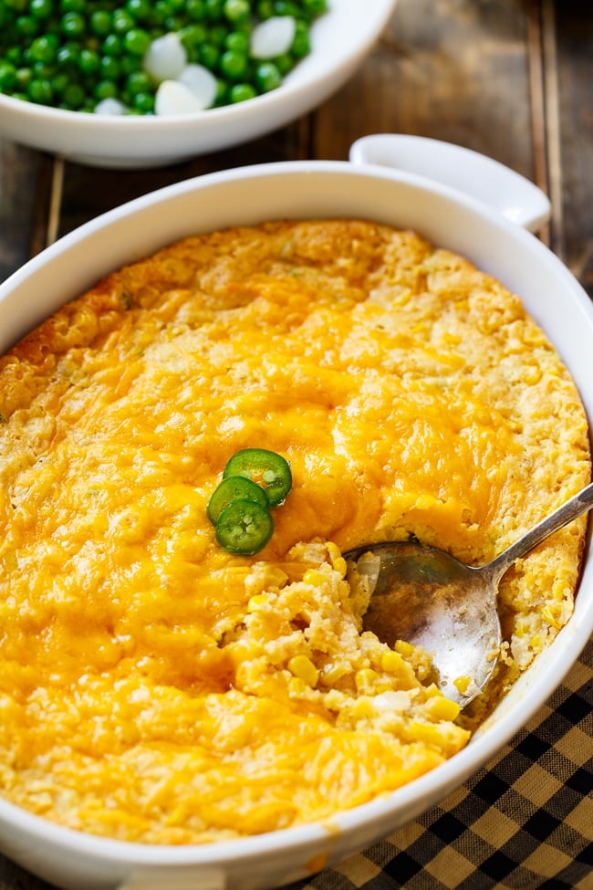 Crock Pot Corn Casserole - Spicy Southern Kitchen