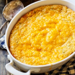 Cheesy Jalapeno Corn Casserole