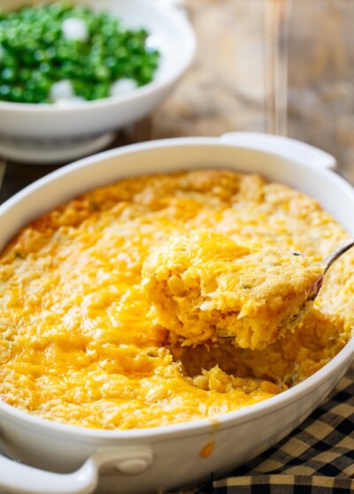 Cheesy Jalapeno Corn Casserole - Spicy Southern Kitchen