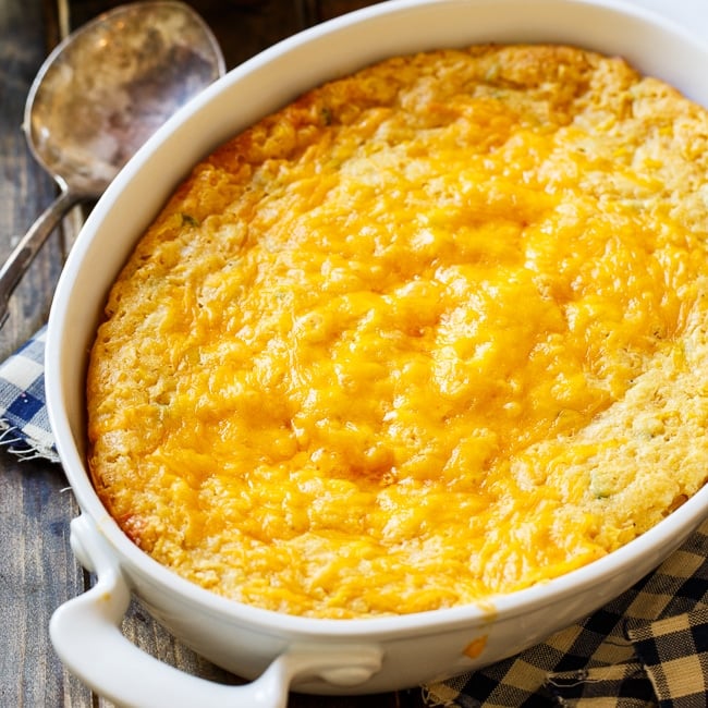 Cheesy Jalapeno Corn Casserole Spicy Southern Kitchen