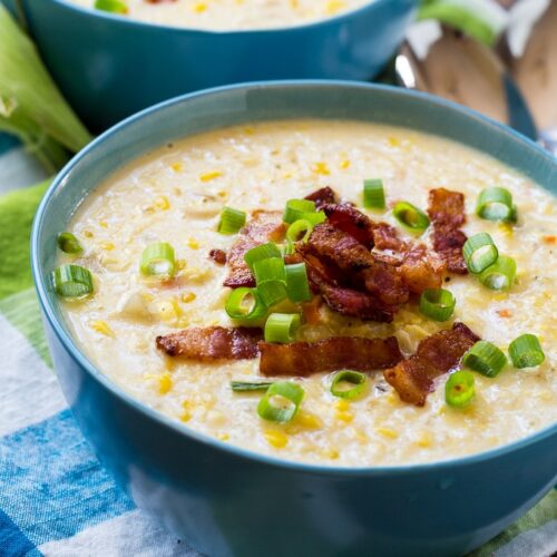 Crock Pot Corn Chowder - Spicy Southern Kitchen