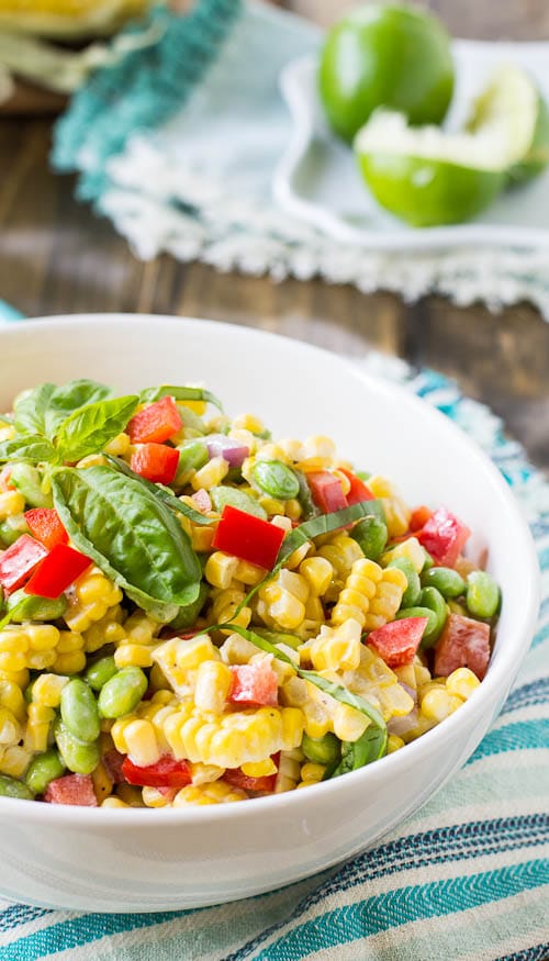 Salada de Edamame de Milho Torrado