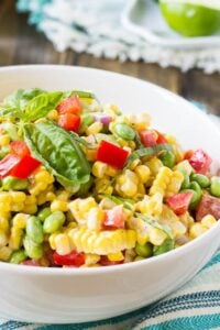 Roasted Corn Edamame Salad