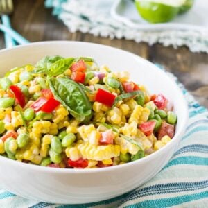 Roasted Corn Edamame Salad