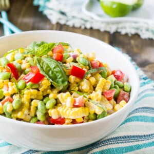 Ensalada de Edamame y Maíz Asado