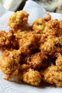 Corn Fritters make a delicious summer appetizer.