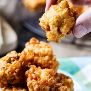 Corn Fritters make a delicious summer appetizer.