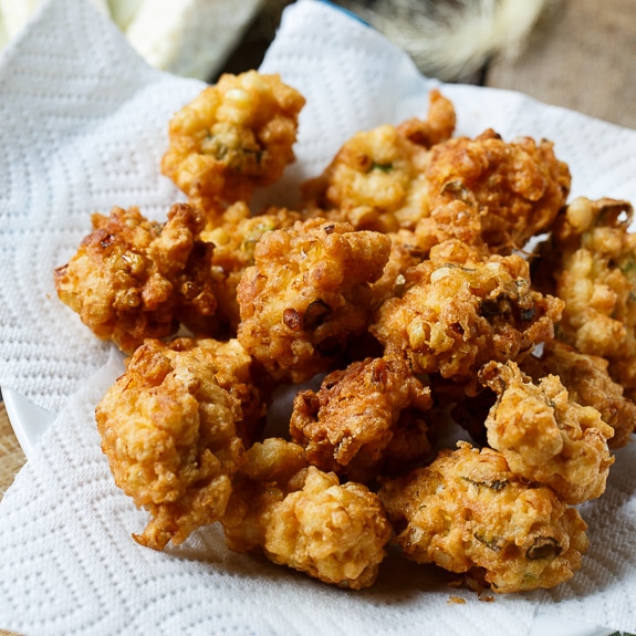 Corn Fritters make a delicious summer appetizer.