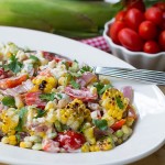 Grilled Corn and Butter Bean Salad