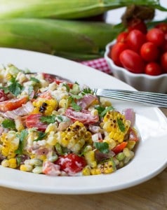 Grilled Corn and Butter Bean Salad  Spicy Southern Kitchen