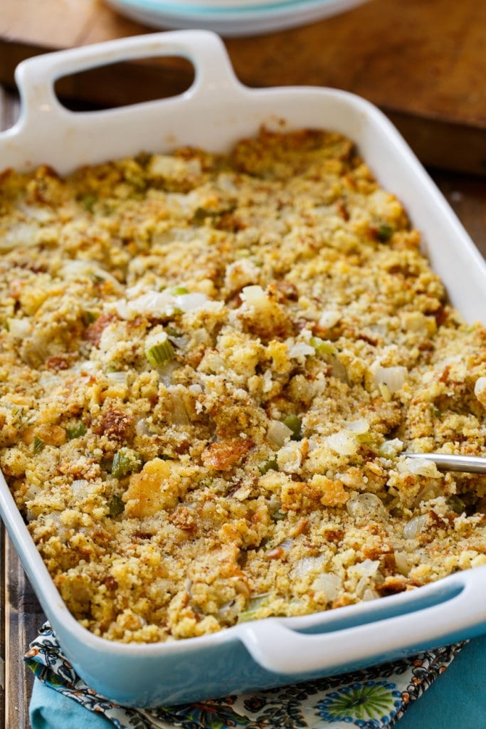 Southern Cornbread Dressing Spicy Southern Kitchen