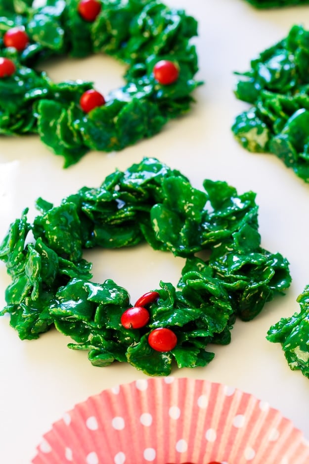 Cornflake Christmas Wreaths