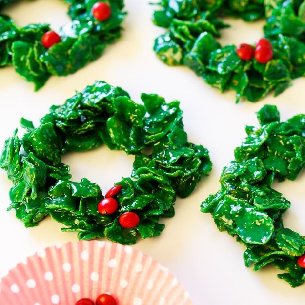 Cornflake Christmas Wreaths