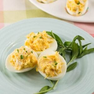 Deviled Eggs with Crab and Tarragon