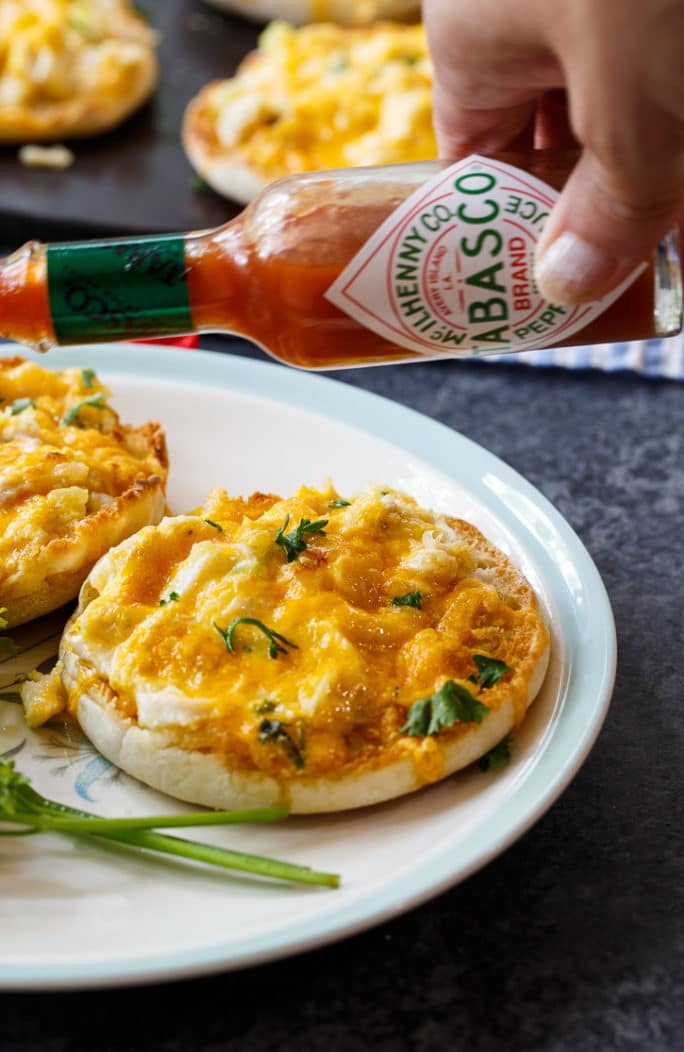 crab melts english muffins