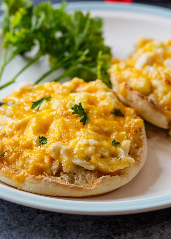 crab melts english muffins