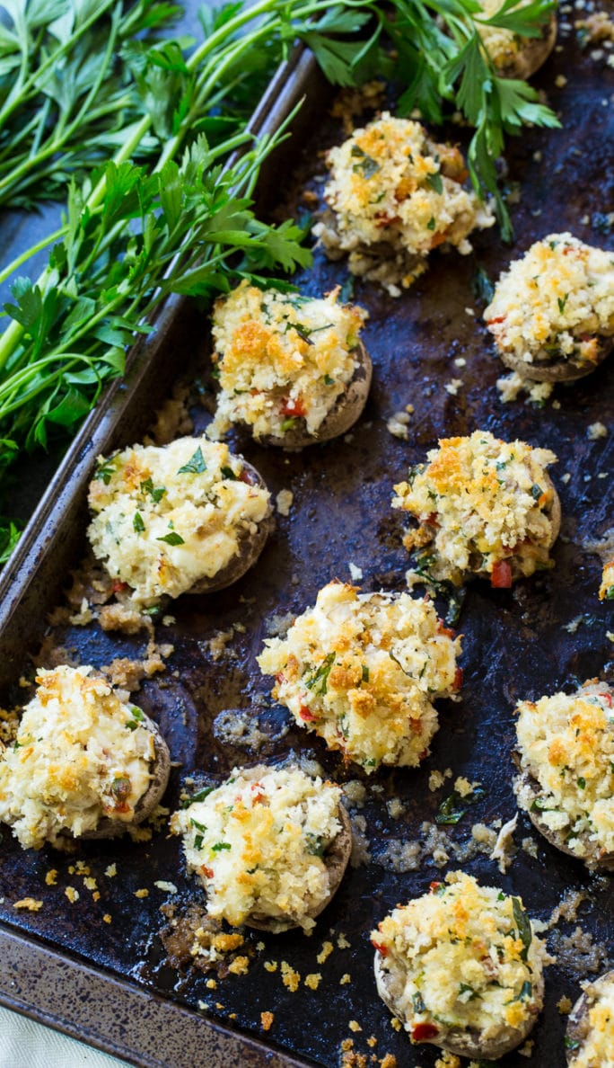 Crab Stuffed Mushrooms