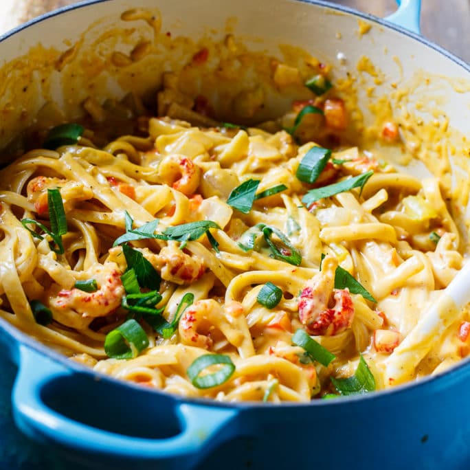 Creamy Crawfish Fettuccine