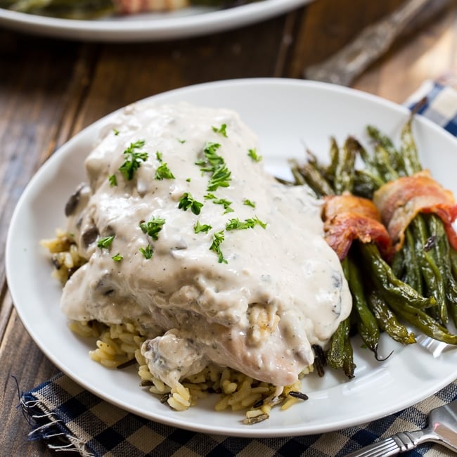 Crock Pot Creamed Chicken