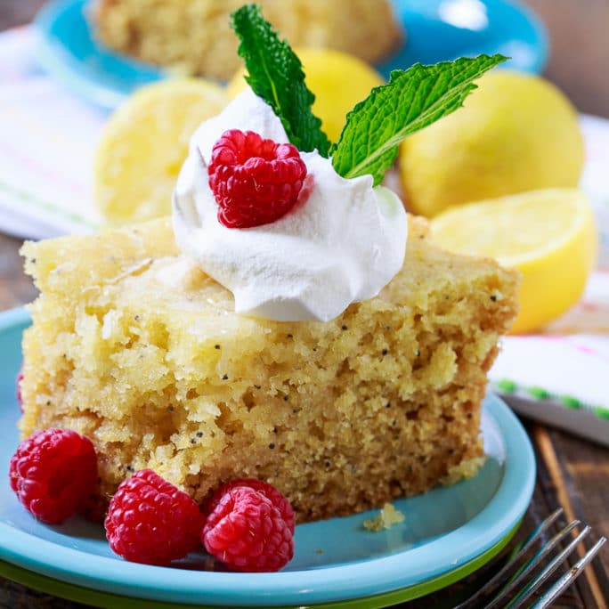 Slow Cooker Lemon Cake. This crock pot cake is moist and has lots of fresh lemon flavor.