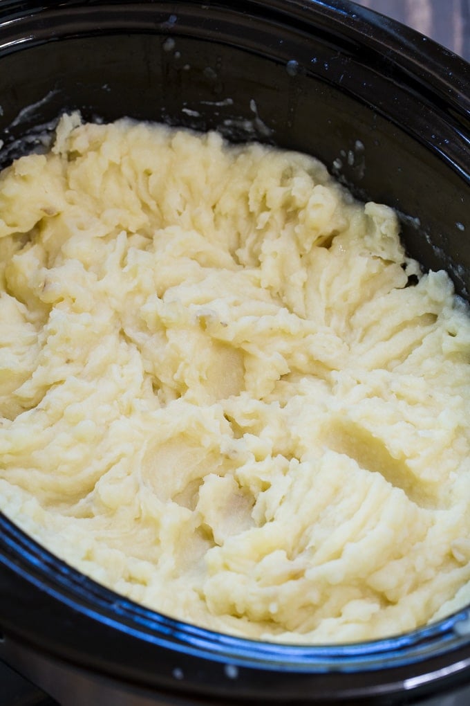 Crock Pot Mashed Potatoes 