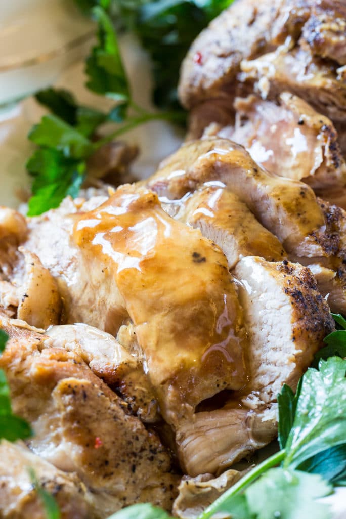 Crock Pot Pork loin with gravy