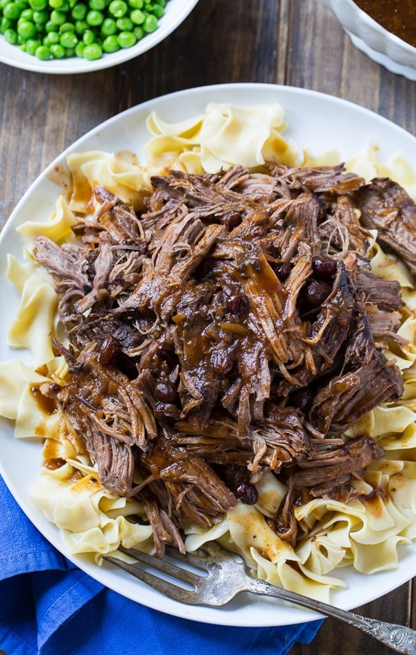 Slow Cooker Pot Roast is super easy and has tons of flavor.