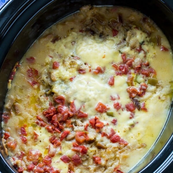 Crock Pot Cheesy Stuffing Chicken