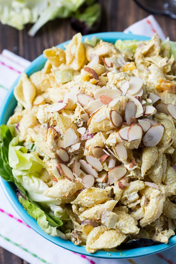 Curry Chicken Pasta Salad