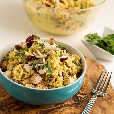 Curried Rice Salad with Chicken